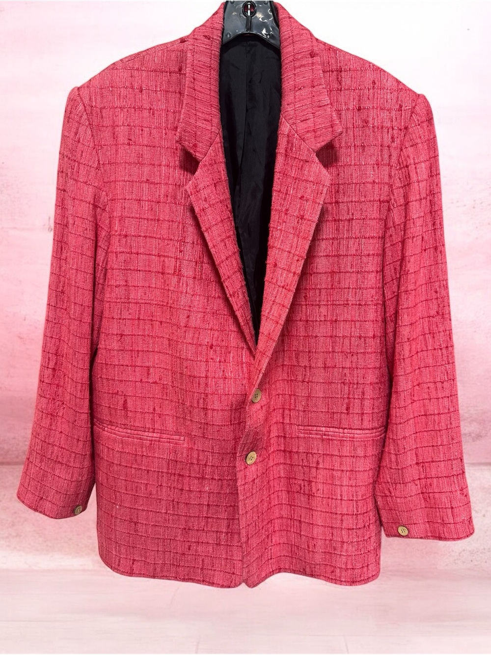 NWOT! Joe Bananas Handwoven 100% Raw Silk  2 Button Sport Coat Blazer